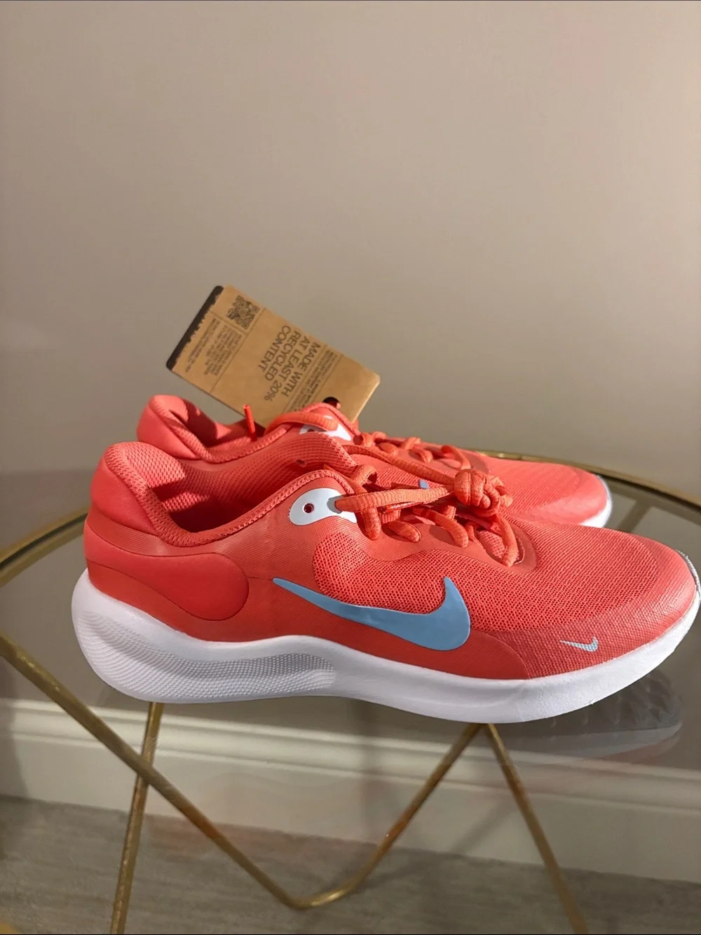Nike Kids' Coral/White Lightweight Sneakers